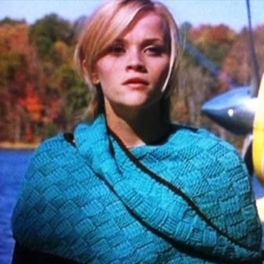 Pink Chunky Knit Wrap - Picture 6 of 7